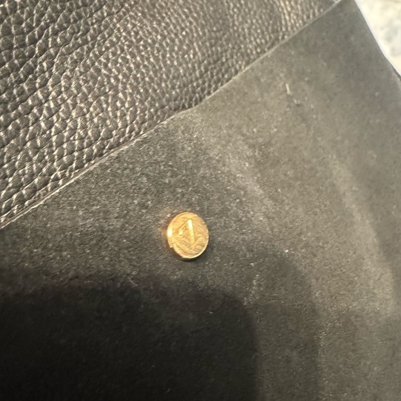 7 for All Mankind Black Leather & Suede Crossbody Bag with Gold Hardware - Picture 8 of 8